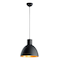 Maxim Lighting Cora 1-Light 13.75" Wide Black / Gold Pendant Light 11024BKGLD - alternate 1
